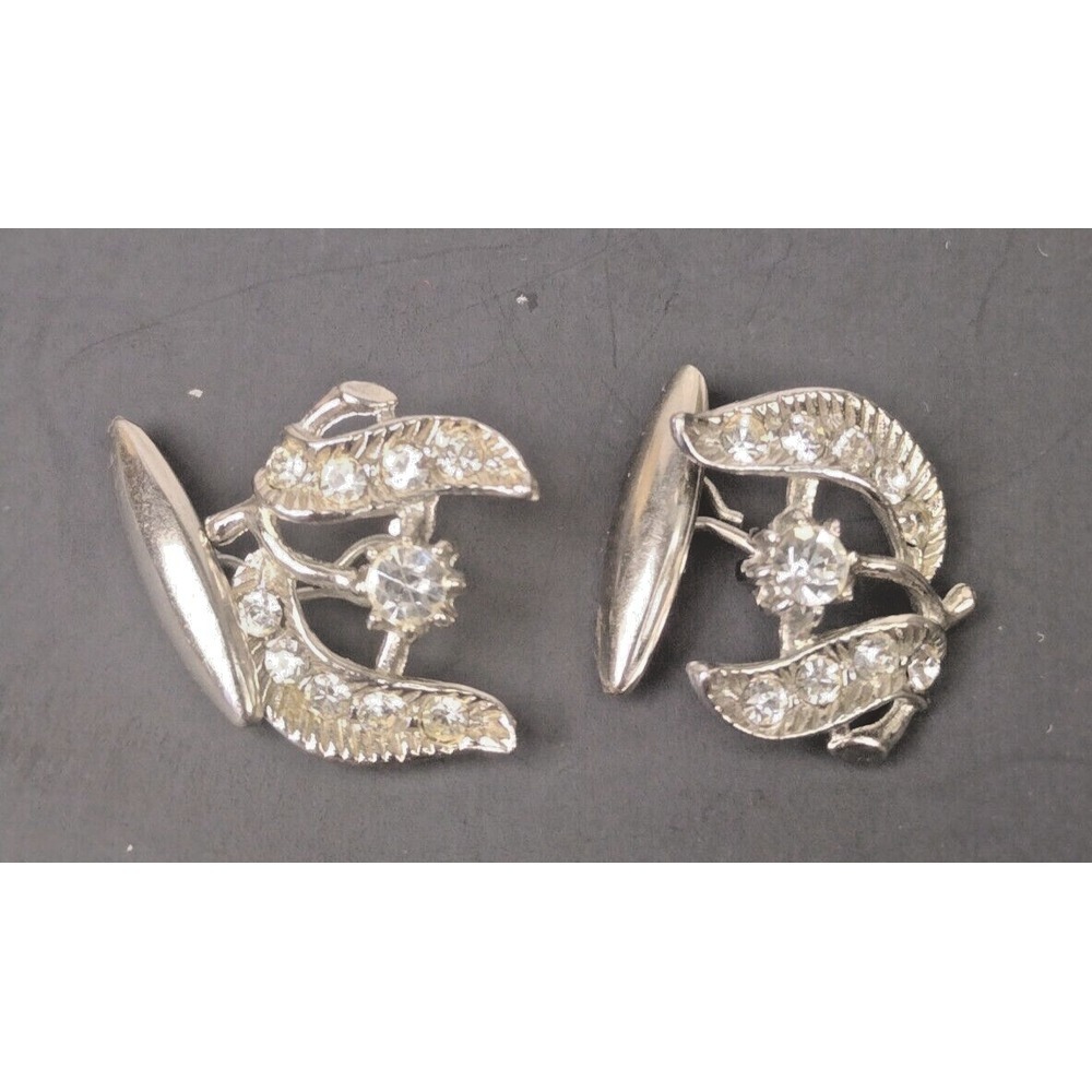 Vintage Y2K Paul Sargent Rhinestone Formal Shirt Studs Cuff Link For prom tux